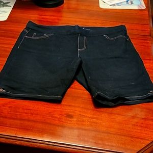 Women's long denim shorts by Gloria Vanderbilt